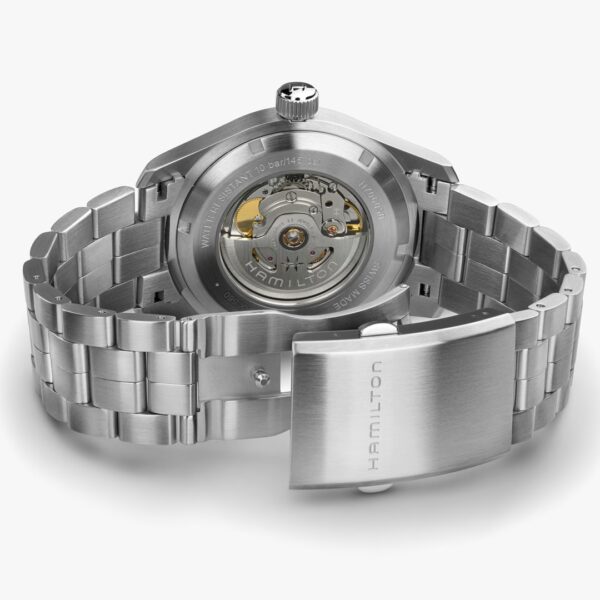 Montre Hamilton Khaki Field Auto Date 42mm, vue arrière