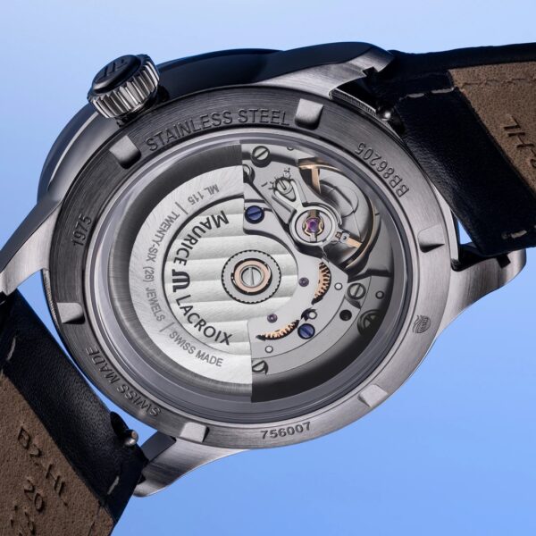 Montre Maurice Lacroix 1975 Automatique bracelet cuir