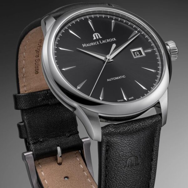 Montre Maurice Lacroix 1975 cuir noir