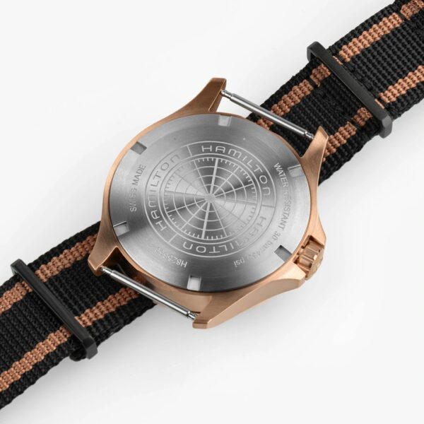 Montre Hamilton Khaki Navy Scuba GMT bronze
