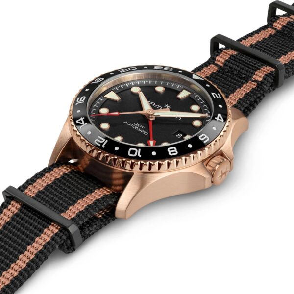 Montre Hamilton Khaki Navy Scuba GMT Bronze