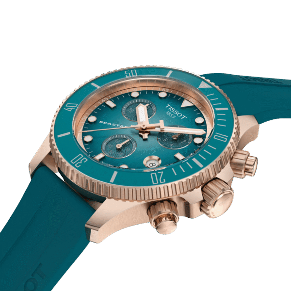 Montre Tissot Seastar 1000 Quartz Chronograph 38mm turquoise