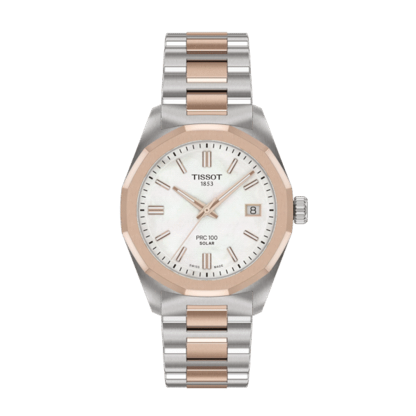 Montre Tissot PRC 100 Solar Quartz 34mm bicolore
