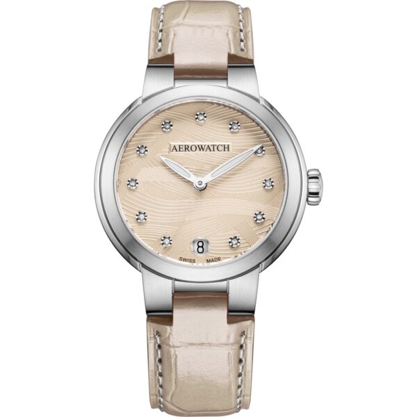 Aerowatch Harmonie Lady Quartz Beige 35mm A 42107 AA02
