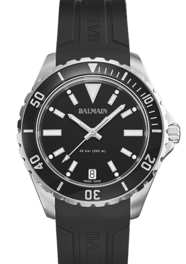 Montre Balmain Ophrys 42.50 mm, bracelet noir