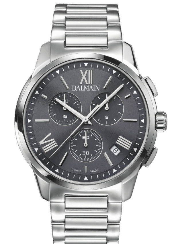 Montre Balmain Madrigal 42 mm, cadran gris