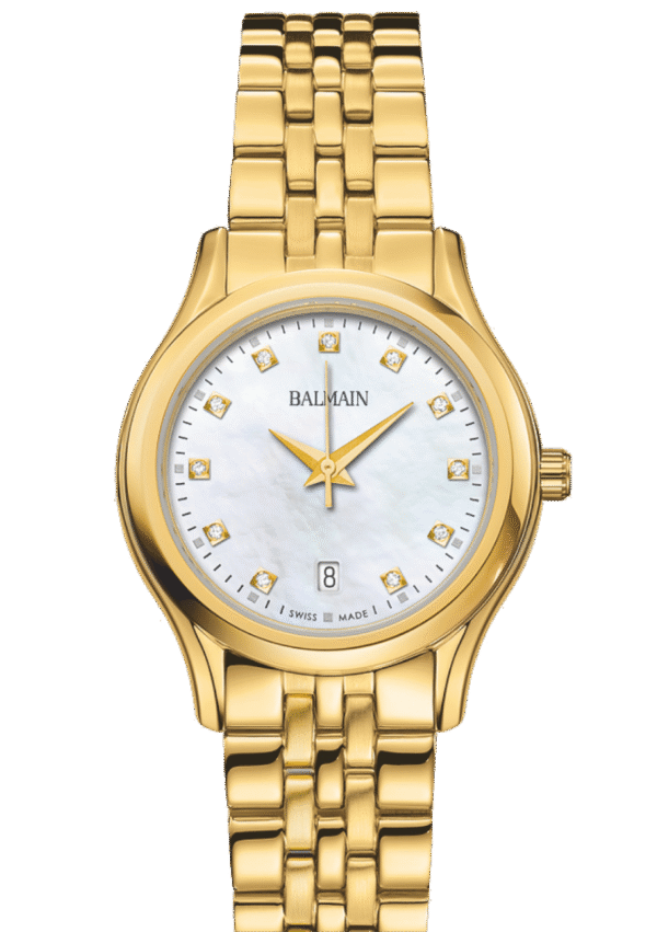 Montre Balmain Beleganza, cadran or et diamants