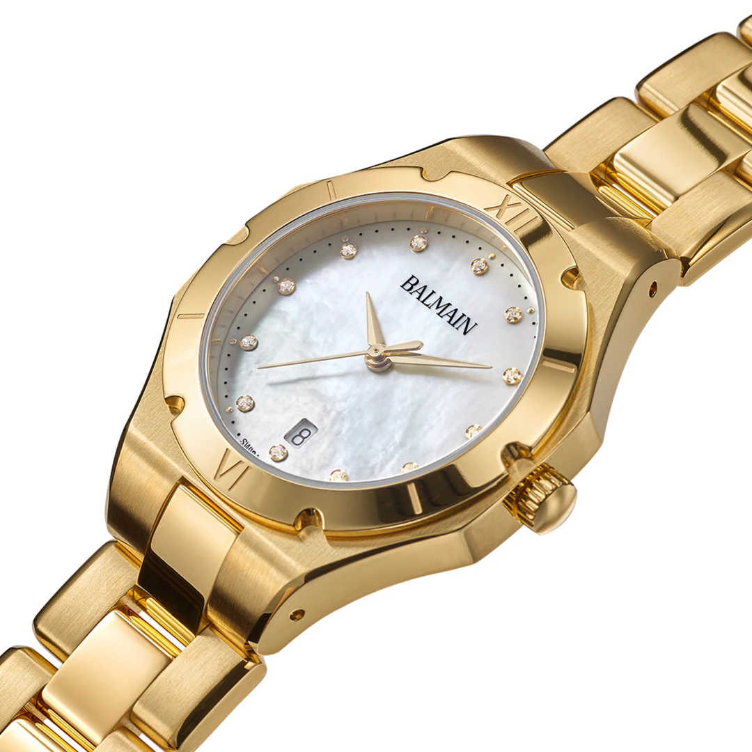 Montre Balmain Be Balmain 31 mm dorée à diamants