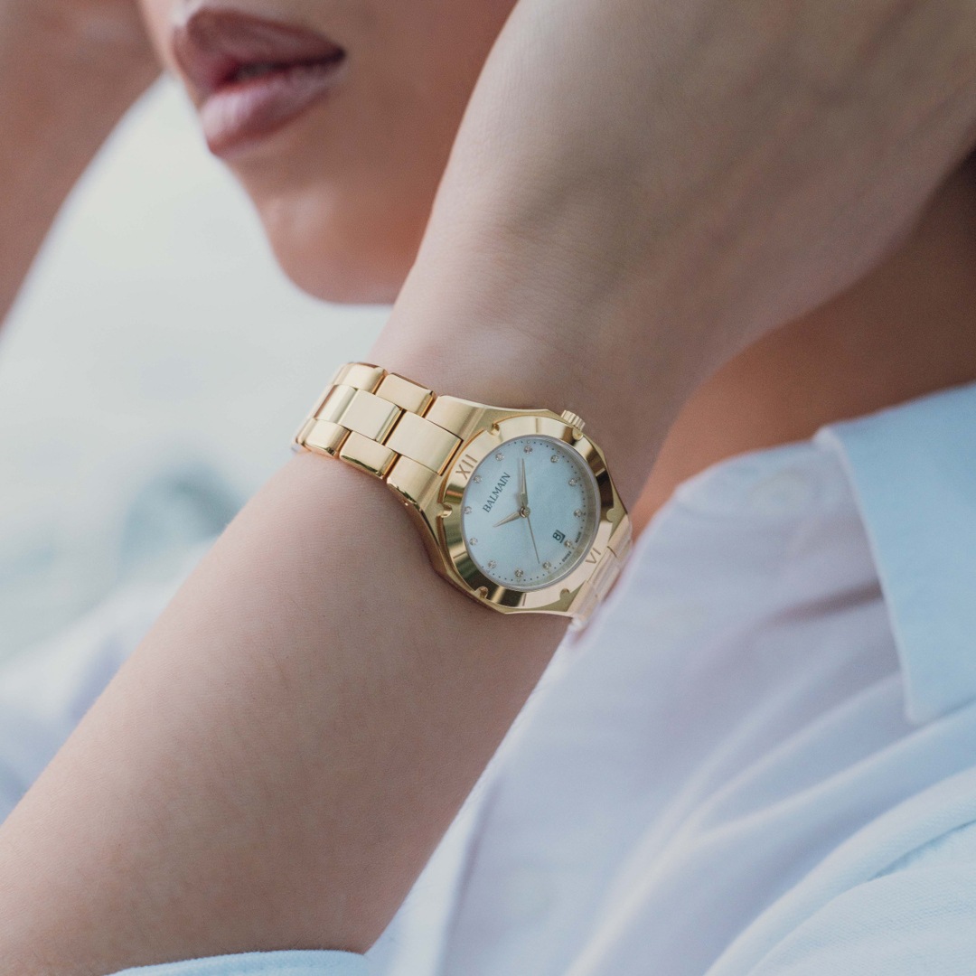 Montre Balmain Be Balmain 31 mm dorée avec diamants