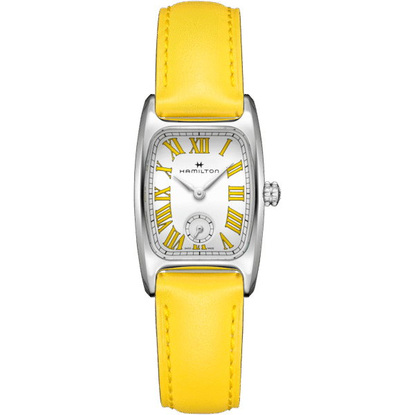 Montre Hamilton Boulton Small Second Quartz M jaune