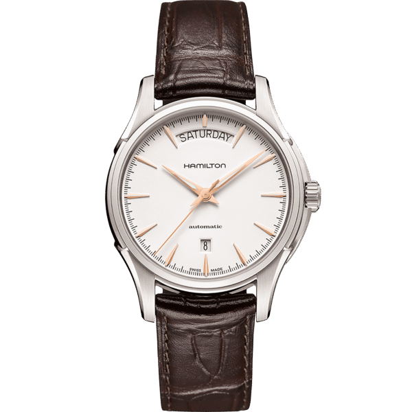 Montre Hamilton Day Date Auto avec bracelet marron