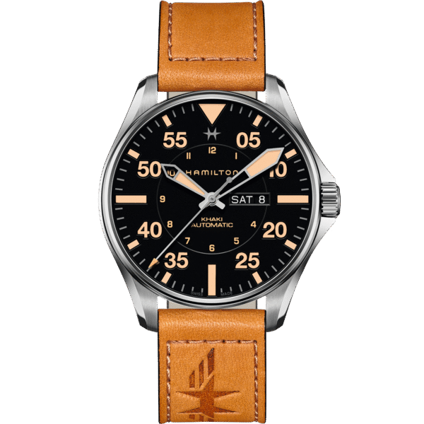 Hamilton Khaki Aviation Pilot Day Date Auto 46mm