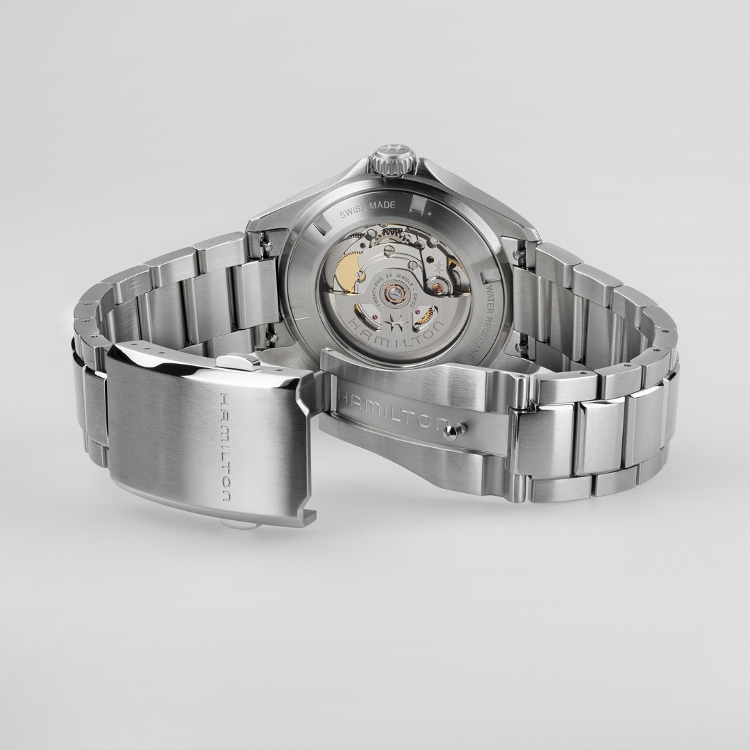 Montre Hamilton Pilot Auto 39mm, bracelet en métal