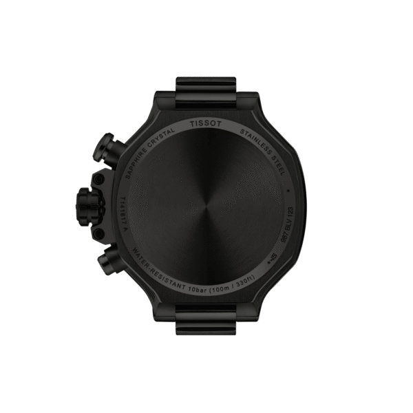 Dos montre Tissot T-Race Quartz Chronograph 38mm noire
