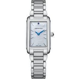 Montre Aerowatch Mini Intuition nacre, cadran argenté