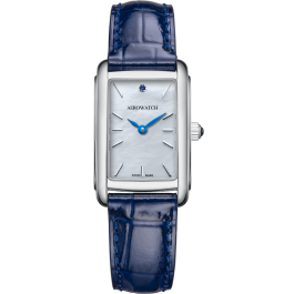 Montre Aerowatch Mini Intuition nacre, cadran argenté