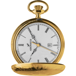Montre de poche Aerowatch Quartz dorée