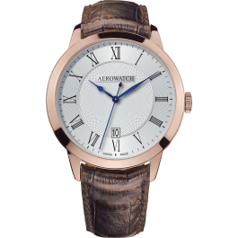 Montre Aerowatch Gent Quartz à cadran blanc