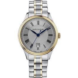 Montre Aerowatch Lady Quartz, bracelet argenté