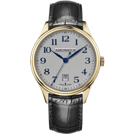 Montre Aerowatch Lady Quartz Eco, cadran argenté