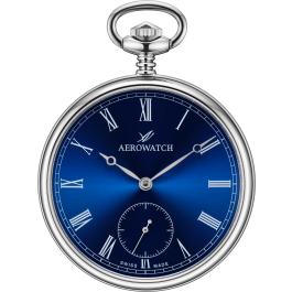 Montre de poche Aerowatch Lépine Classique Bleue
