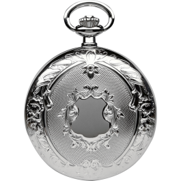 Montre de poche Aerowatch Argentée, design floral