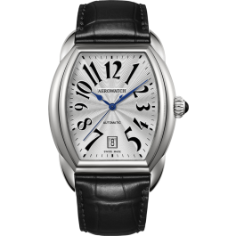 Montre Aerowatch Automatique, cadran argenté
