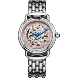Montre Aerowatch Lady Automatic, cadran mécanique visible