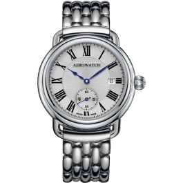 Montre Aerowatch Petite seconde automatique, cadran argenté