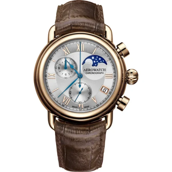 Montre Aerowatch Phase De Lune Chronographe Quartz