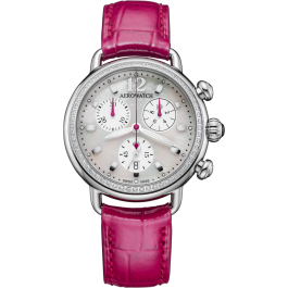 Aerowatch Chrono Lady framboise