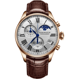Montre Aerowatch Chronographe Phases de lune.