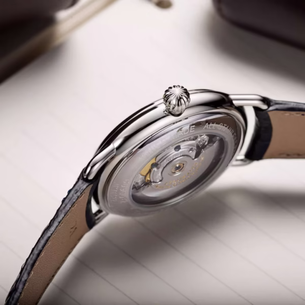 Aerowatch 1942 Automatic cuir bleu – Image 3
