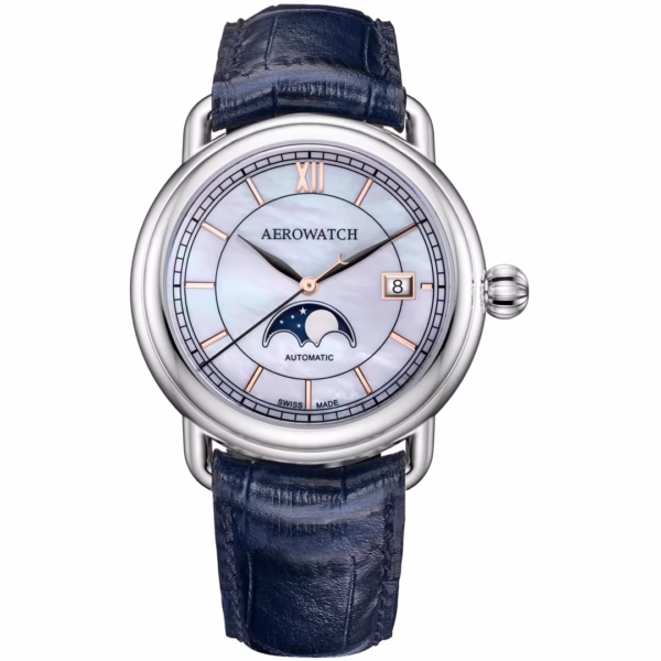 aerowatch-1942-automatic-moon-phase-nacre-cuir-bleu-a-77983-aa02-br-bleu