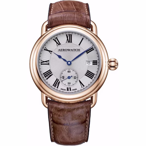 Aerowatch 1942 Automatic Petite Seconde Rose 
Montre homme |A 76983 RO02