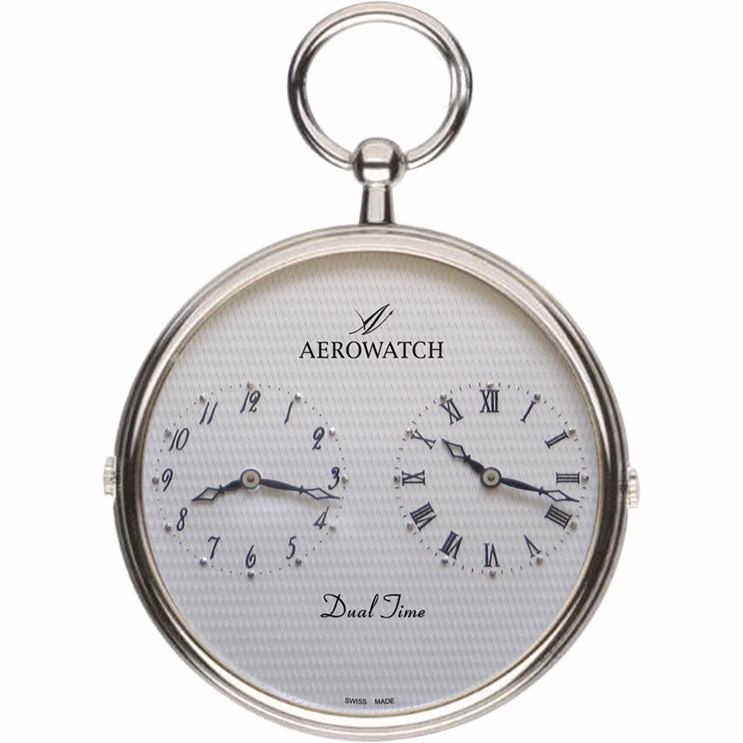 aerowatch montre-de-poche lepine quartz dual-time