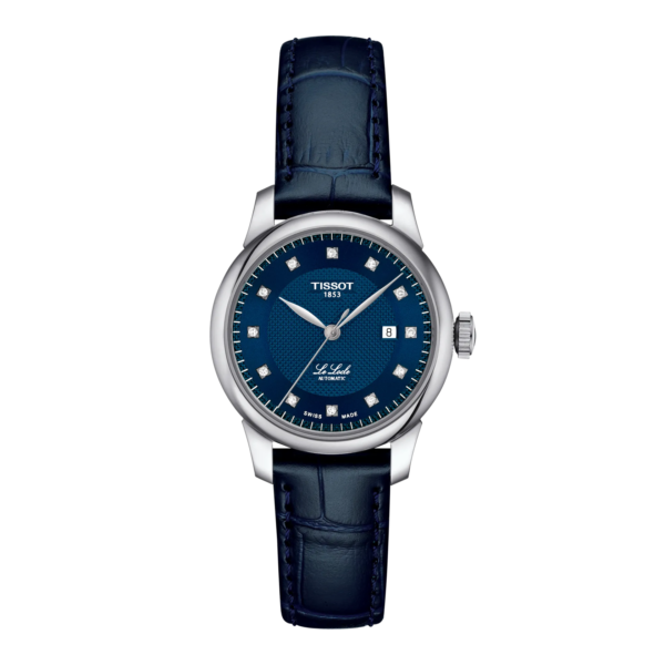 Montre Tissot Le Locle 29mm, cadran bleu, bracelet cuir