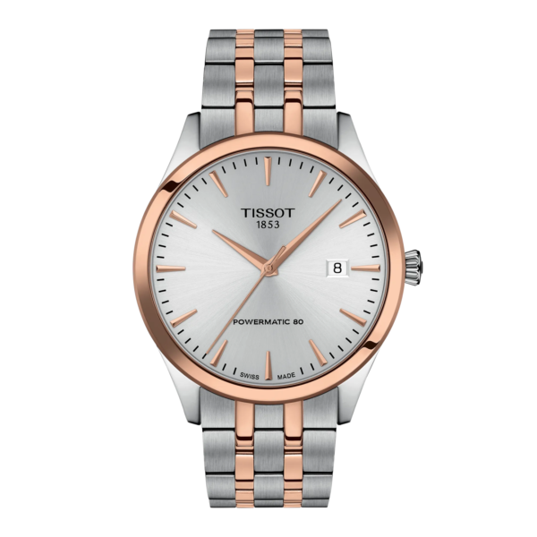 Montre Tissot Classic Dream 40mm, bracelet bicolore