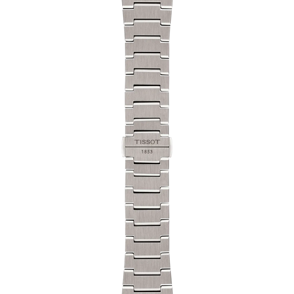 Montre Tissot PRX Titane 38mm, bracelet élégant.