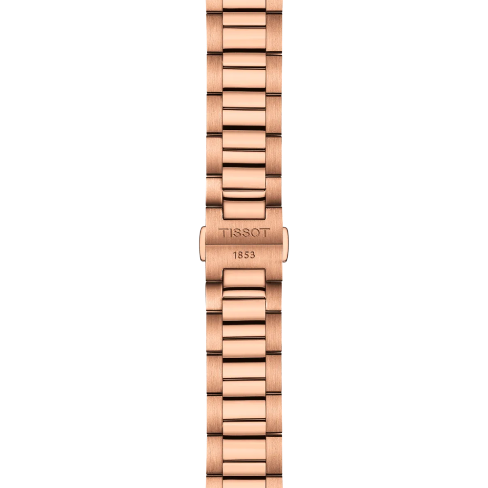 Bracelet montre Tissot PR 100 40mm, ton or rose