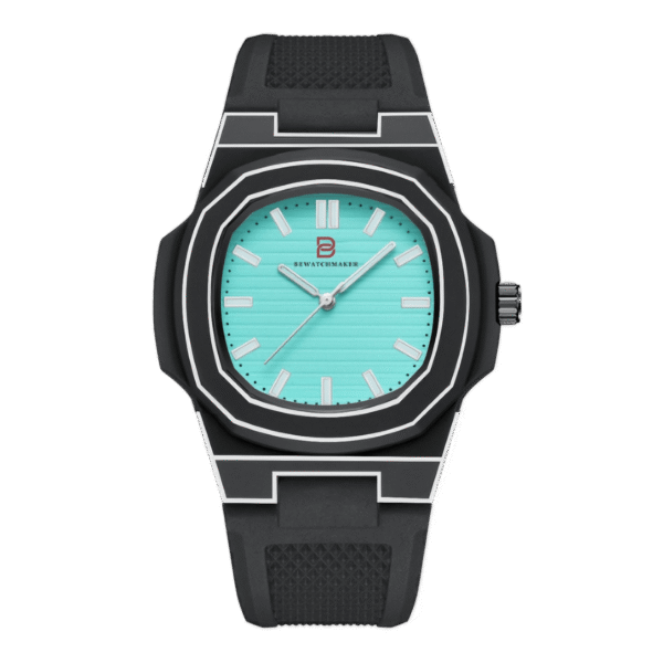 Montre Bewatchmaker by Lediamant.ch Kit Quartz noir-turquoise