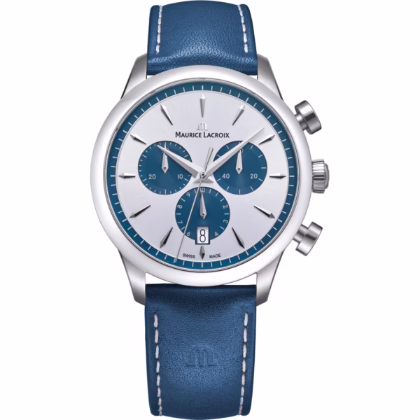 maurice-lacroix-1975-quartz-chronograph-40mm-cadran-argent-et-bleu-bracelet-en-cuir-751038-ss001-131-4