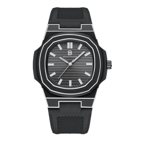 Montre Bewatchmaker noire et cadran noir à assembler soi-même