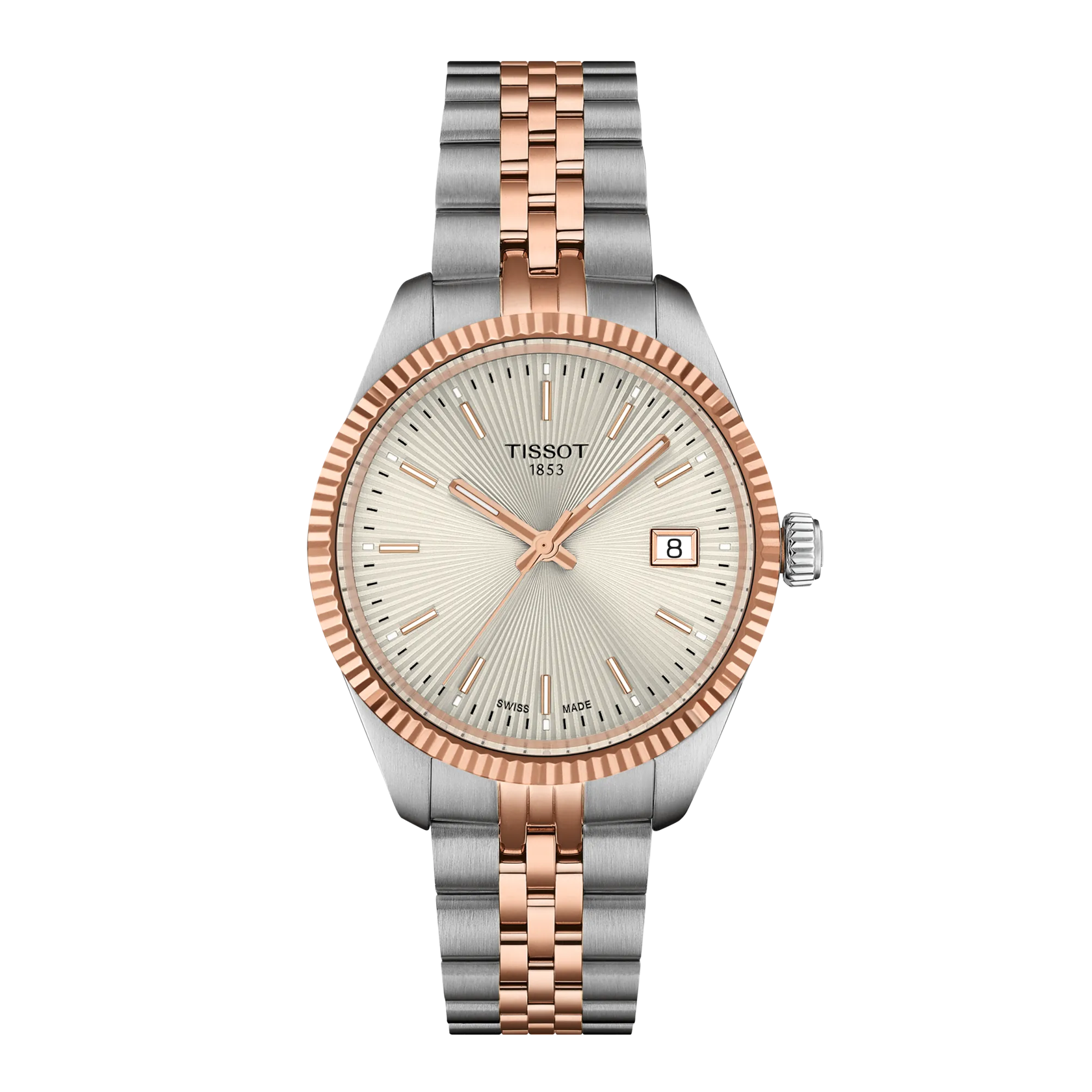 Montre Tissot Ballade 34mm, cadran argenté