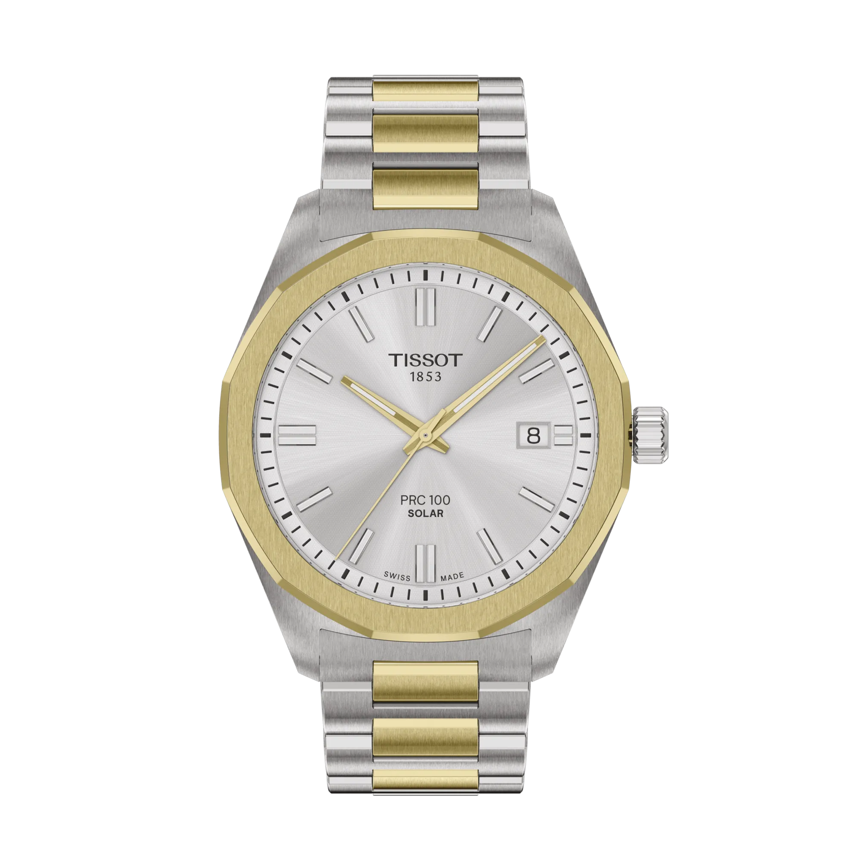 Montre Tissot PRC 100 Solar 39mm bicolore