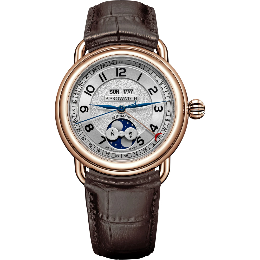 Aerowatch 1942 Calendrier Complet 42mm