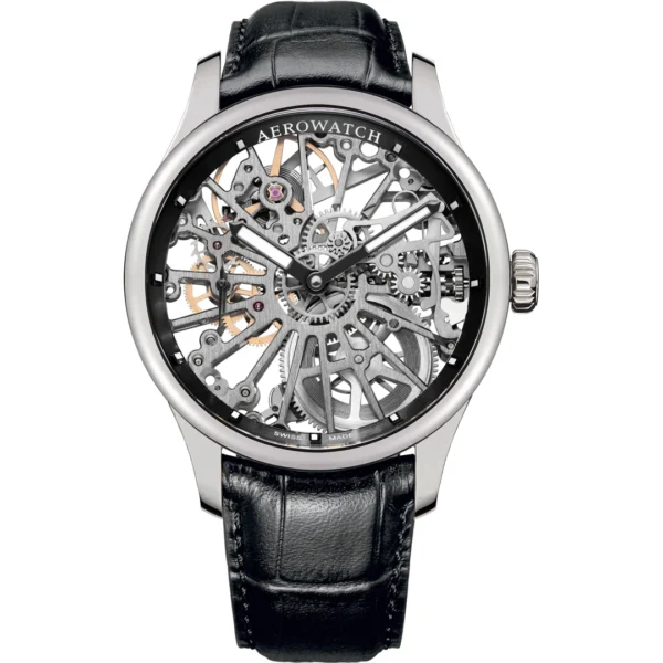 Aerowatch Renaissance Skeleton Wheel Noir