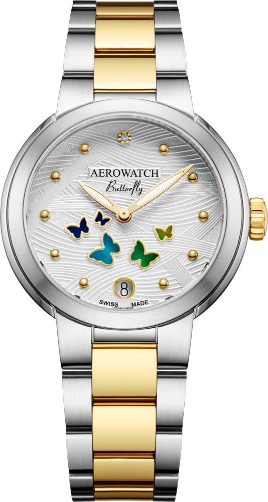 Aerowatch Harmonie Butterfly Lady Bicolore