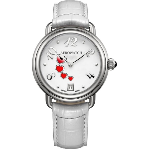 Aerowatch 1942 Lady Swirling Love cuir