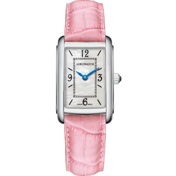 Aerowatch Mini Intuition nacre cuir rose